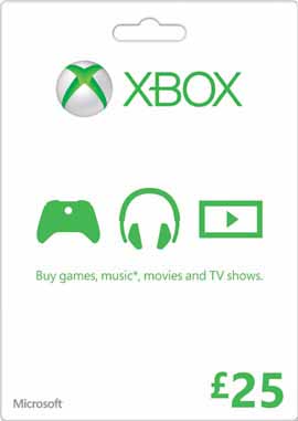 Xb3 CDKey : Xbox Live ₤25 Card - United Kingdom