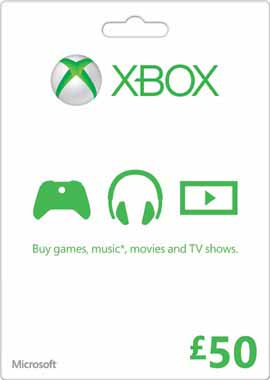 Xb3 CDKey : Xbox Live ₤50 Card - United Kingdom