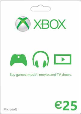 Xb3 CDKey : Xbox Live €25 Card - EU Region