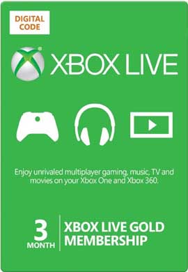 Xb3 CDKey : 3 Month Xbox Live Gold Membership - US Region