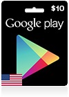 Google Play CDKey : USD 10 Google Play Gift Card (US)