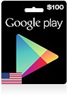 Google Play CDKey : USD 100 Google Play Gift Card (US)
