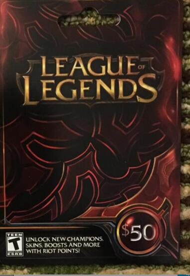 League Of Legends CDKey : League of Legends  USD50 Riot Points Card
